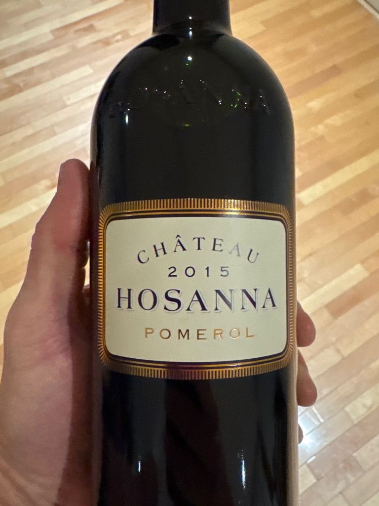 2015 Château Hosanna - CellarTracker