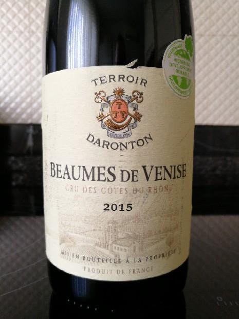 2019 Vignerons de Caract re Beaumes de Venise Terroir Daronton