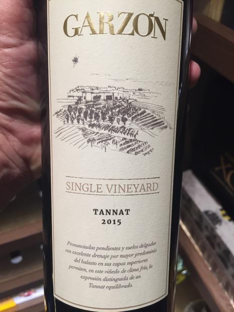 Garzon single vineyard tannat 