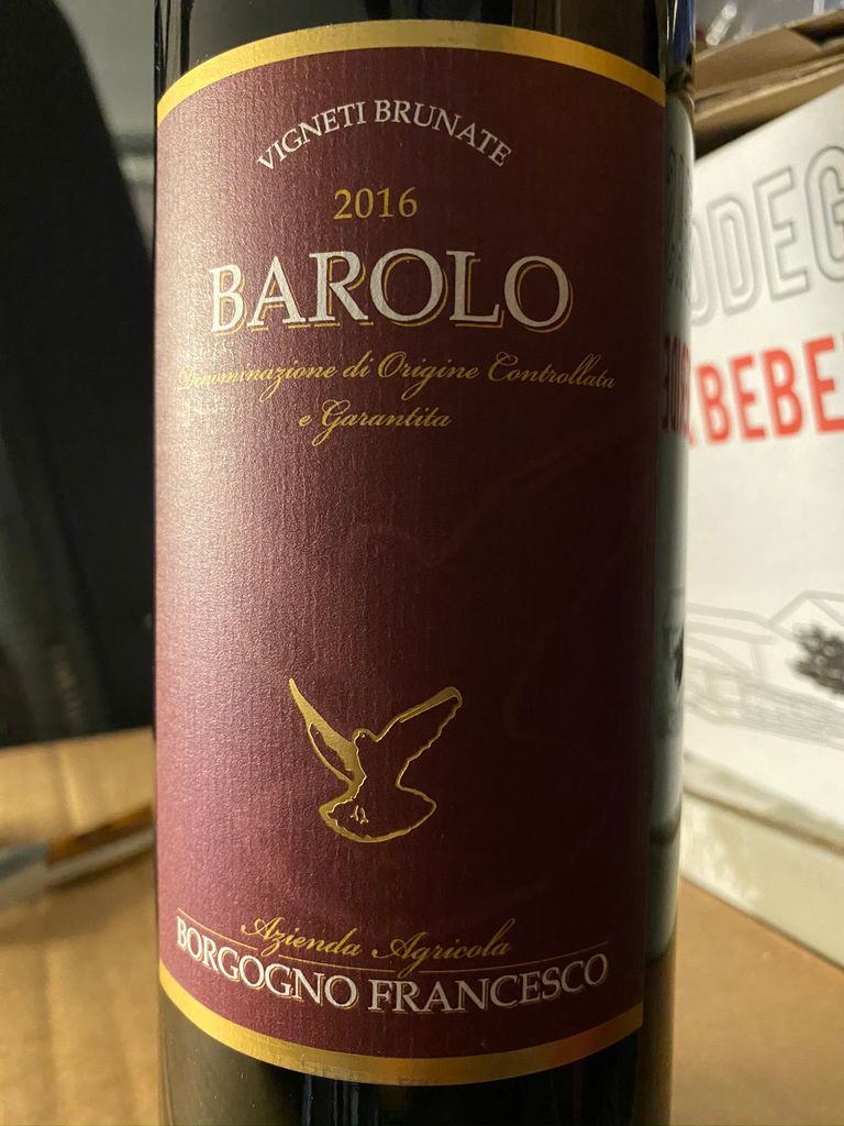 2016 Francesco Borgogno Barolo Brunate CellarTracker