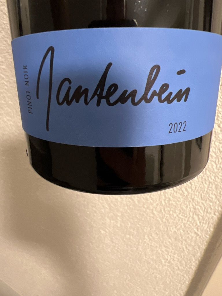2022 Gantenbein Pinot Noir - CellarTracker