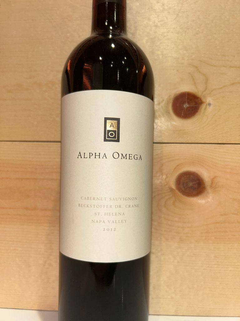 2012 Alpha Omega Cabernet Sauvignon Beckstoffer Dr. Crane Vineyard