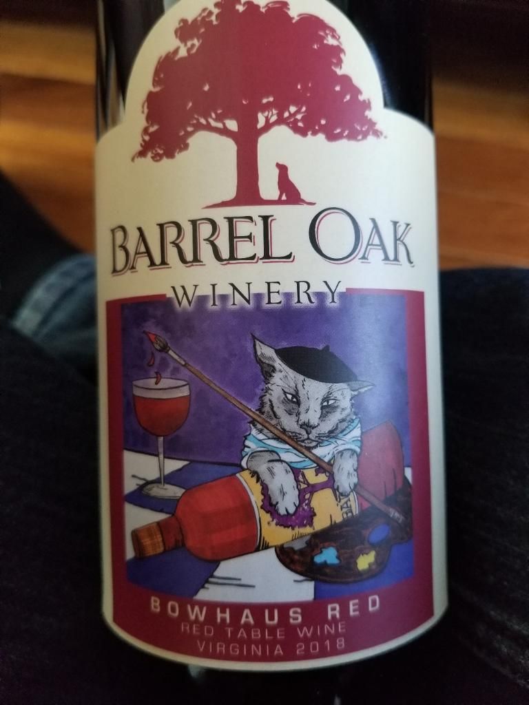 2022 Barrel Oak Winery Bowhaus Red, USA, Virginia, Northern Virginia ...