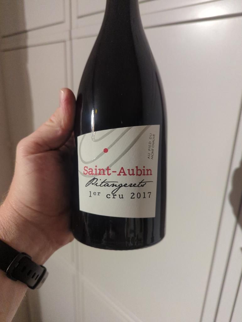 2017 Au Pied du Mont Chauve SaintAubin 1er Cru Les Pitangerets, France, Burgundy, Côte de