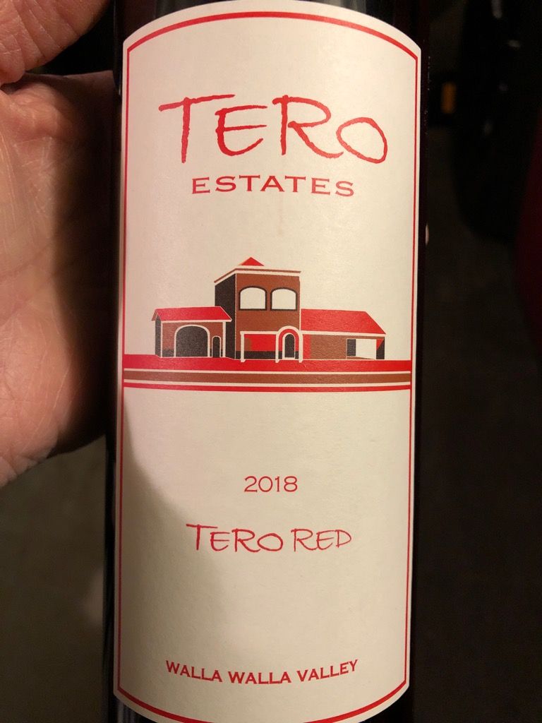 2018 Tero Estates Tero Red, USA, Washington, Columbia Valley, Walla Walla Valley CellarTracker