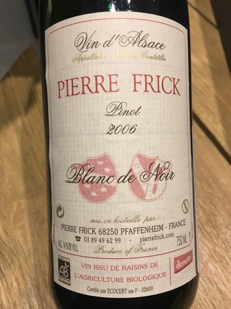 2006 Pierre Frick Pinot Noir Blanc de Noir CellarTracker