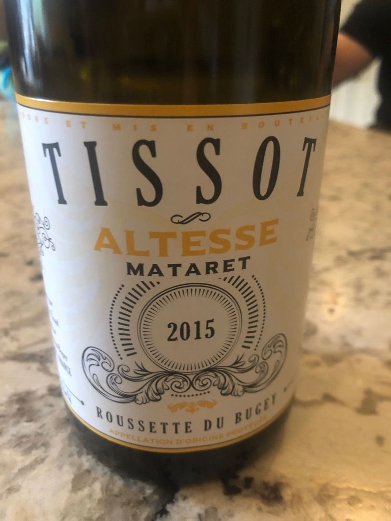 2015 Domaine Thierry Tissot Altesse Roussette du Bugey Mataret