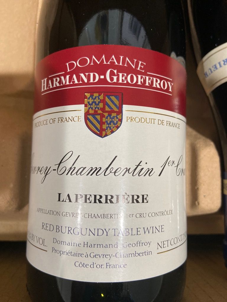 2017 Domaine Harmand-Geoffroy Gevrey-Chambertin 1er Cru La