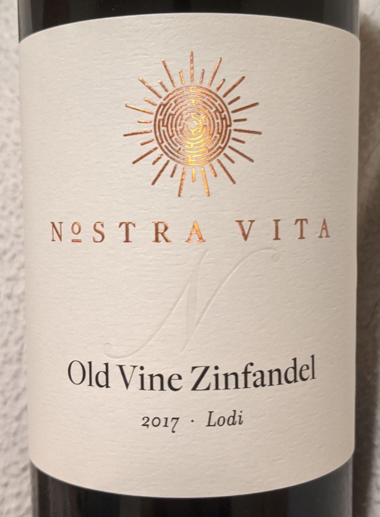 2021 Nostra Vita Zinfandel Old Vine, Usa, California, Central Valley 