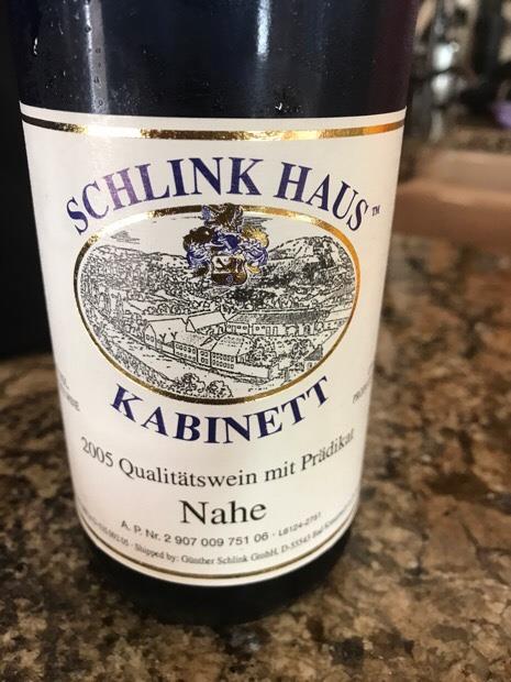 1999 Schlink Haus Riesling Spätlese - CellarTracker