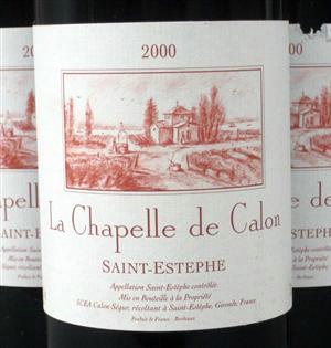 2001 Château Calon-Ségur La Chapelle de Calon - CellarTracker