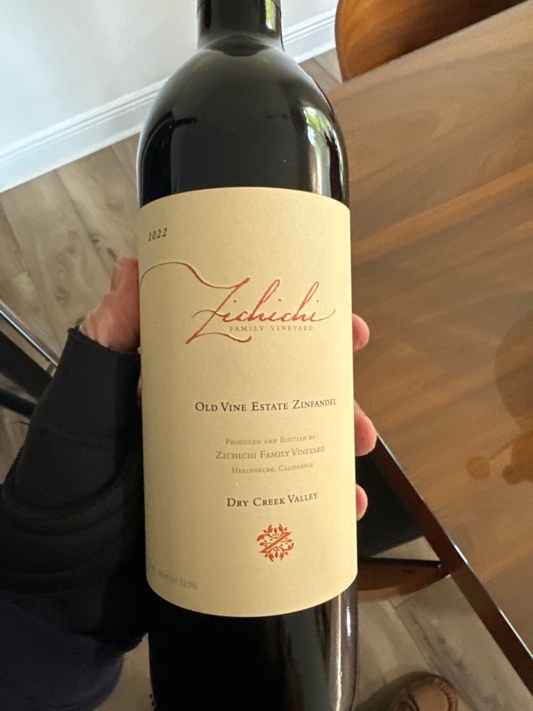 2023 Zichichi Family Vineyard Zinfandel Old Vine Estate