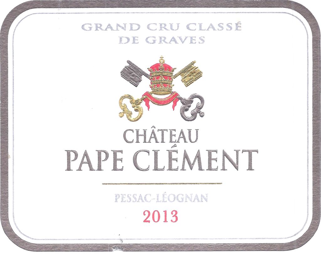 - 2013 Pape CellarTracker Clément Château