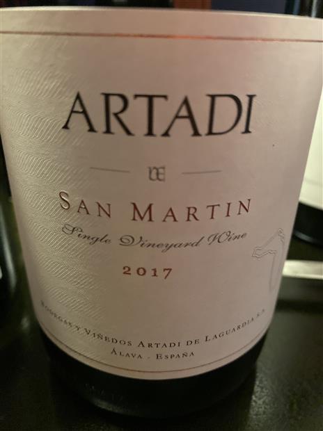 2020 Artadi Rioja San Martin, Spain, La Rioja, La Rioja Alta, Rioja ...