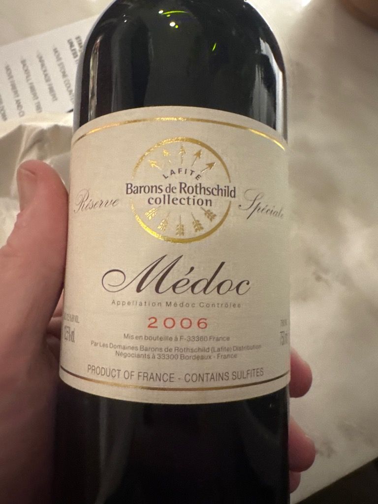 2006 Barons de Rothschild (Lafite) Médoc Réserve Spéciale