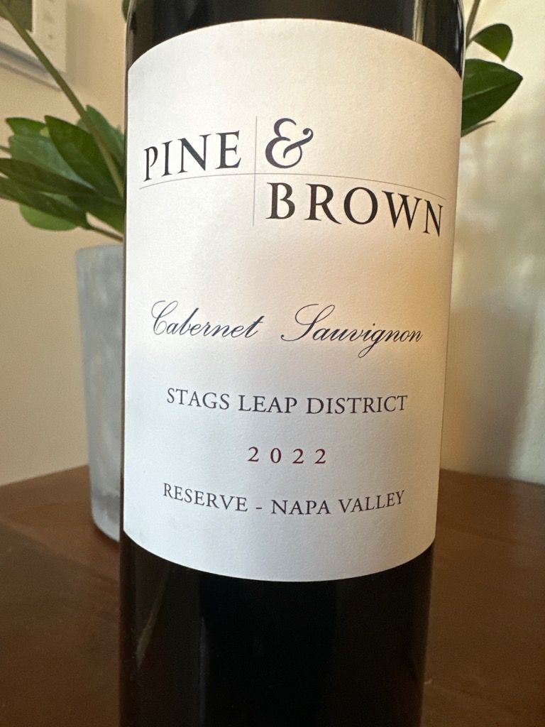 2022 Pine & Brown Cabernet Sauvignon Reserve, USA, California, Napa ...