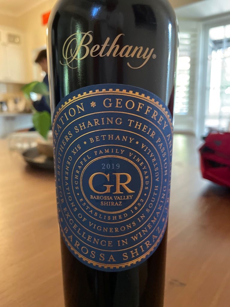 2018 Bethany Shiraz GR Reserve - CellarTracker