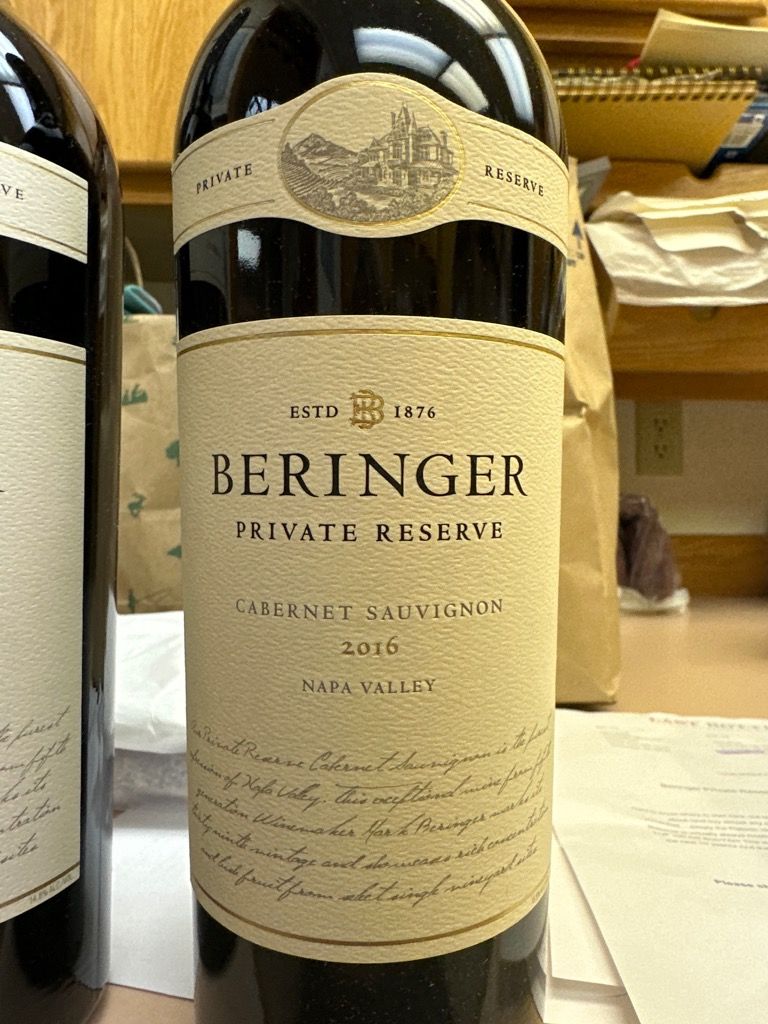 ワイン Beringer Private Reserve Cabernet Sauvig 2020 Beringer Private Reserve Napa Valley Cabernet Sauvignon
