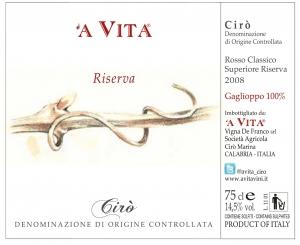 2016 a Vita Cir Classico Superiore Riserva CellarTracker