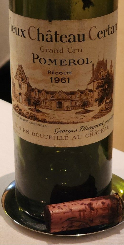 1961 Vieux Château Certan, France, Bordeaux, Libournais, Pomerol ...