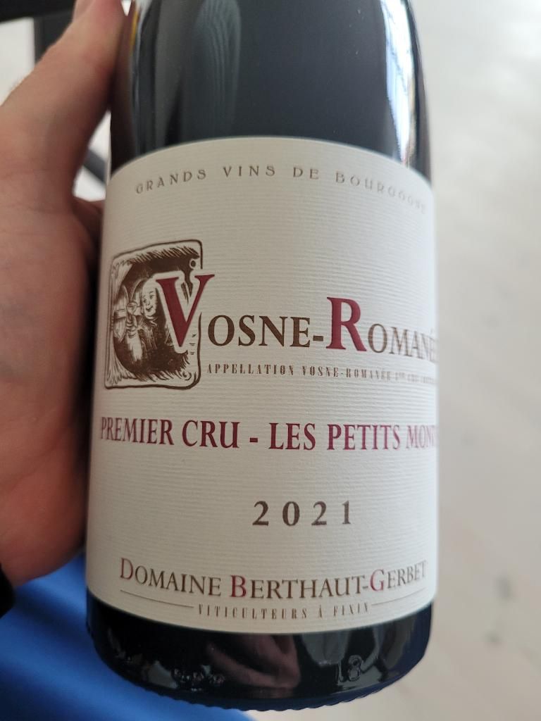 2021 Domaine Berthaut-Gerbet Vosne-Romanée 1er Cru Les Petits