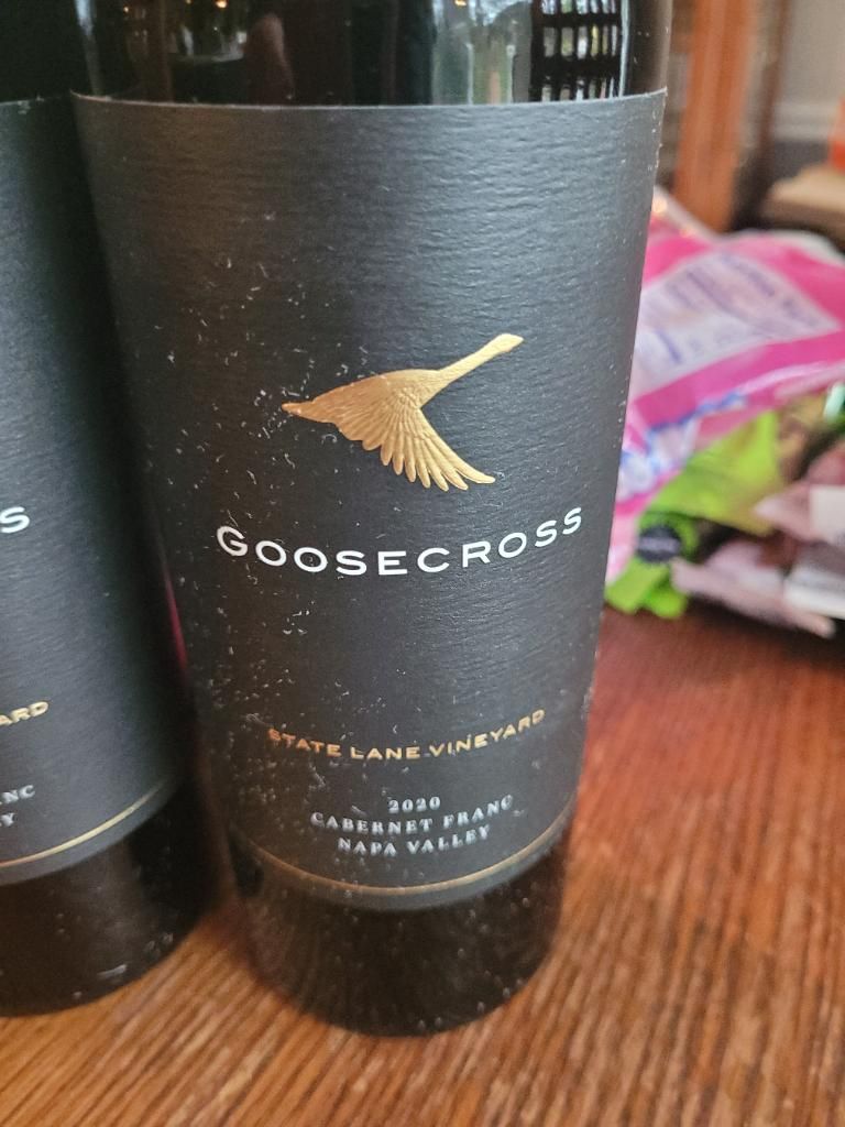 2020 Goosecross Cellars Franc State Lane Vineyard, USA, California, Napa Valley