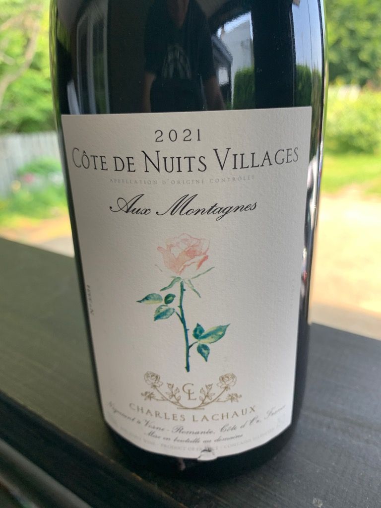 2021 Charles Lachaux Côte de Nuits Villages Aux Montagnes