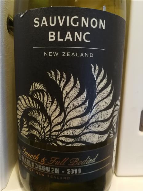 2018 Vineris Sauvignon Blanc Smooth & Full Bodied Marlborough, New 