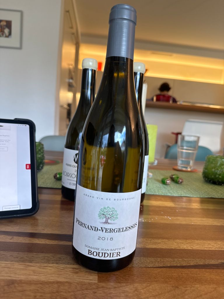 Pernand Vergelesses Blanc 2017 シャルドネ 2017 Jean-Baptiste Boudier Pernand-Vergelesses Blanc