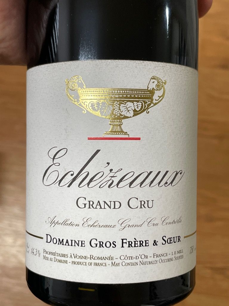 2017 Gros Frère et Sœur Echezeaux - CellarTracker