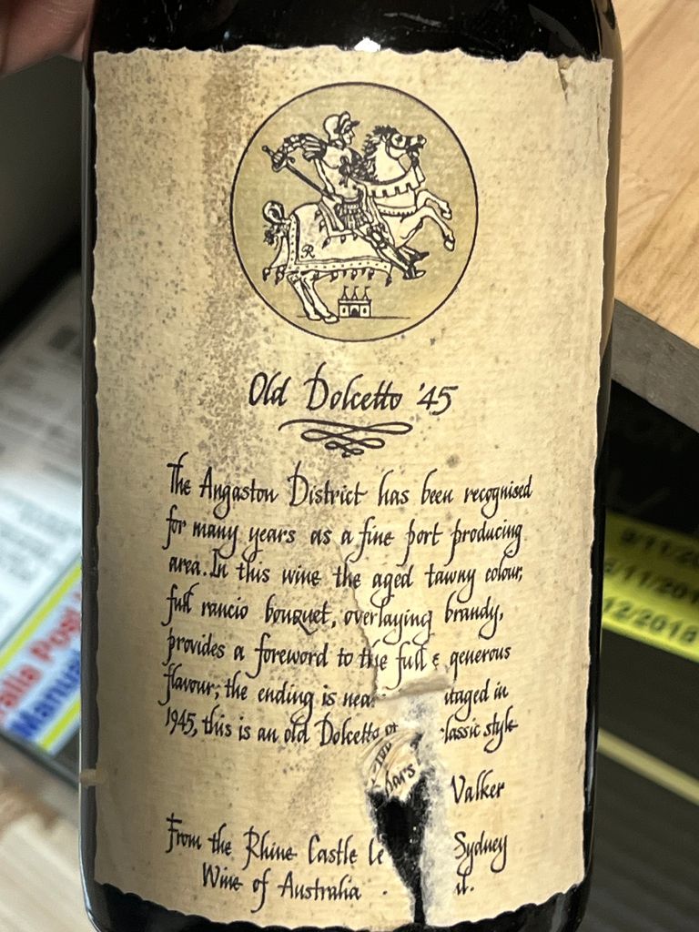 1939 Rhine Castle Dolcetto Vintage Port - CellarTracker