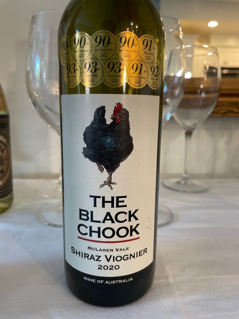 2020 The Black Chook Shiraz Viognier, Australia, South Australia, Fleurieu, McLaren Vale