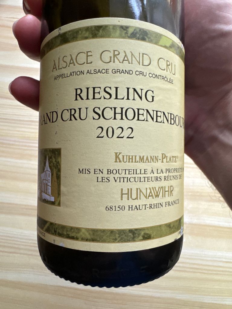 Hunawihr Riesling 2022 Cave Vinicole de Hunawihr Riesling Schoenenbourg, France, Alsace ...
