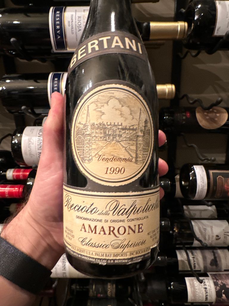 ワイン Recioto della Valpolicella AMARONE 1993 Bertani Recioto della Valpolicella Classico Superiore