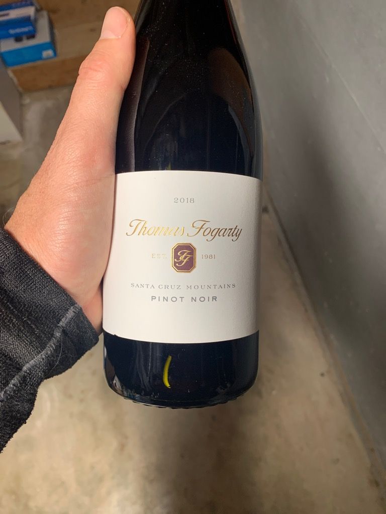 2018 Thomas Fogarty Pinot Noir Santa Cruz Mountains CellarTracker