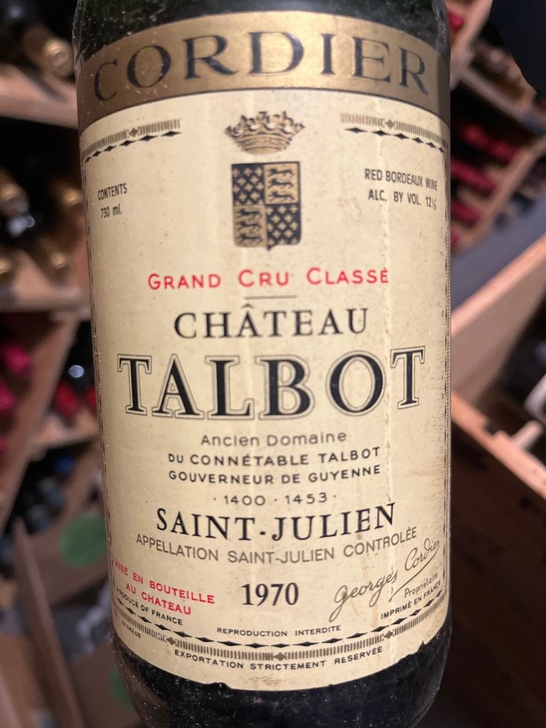 1970 Château Talbot - CellarTracker