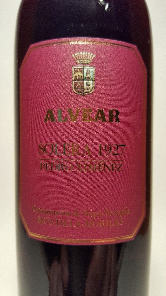 sherry Alvear Pedro Ximenez Solera 1927 Sherry | Total Wine & More