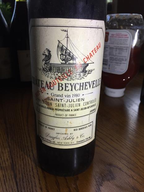 1980 Château Beychevelle - CellarTracker