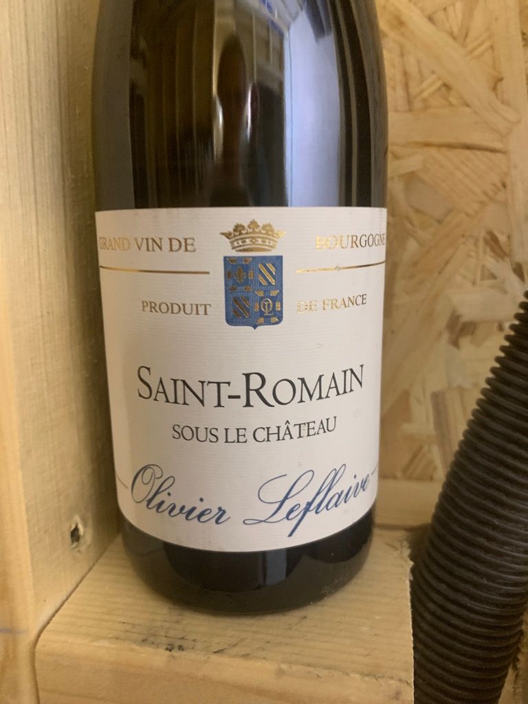 2016 Olivier Leflaive SaintRomain Sous le Chateau Blanc, France