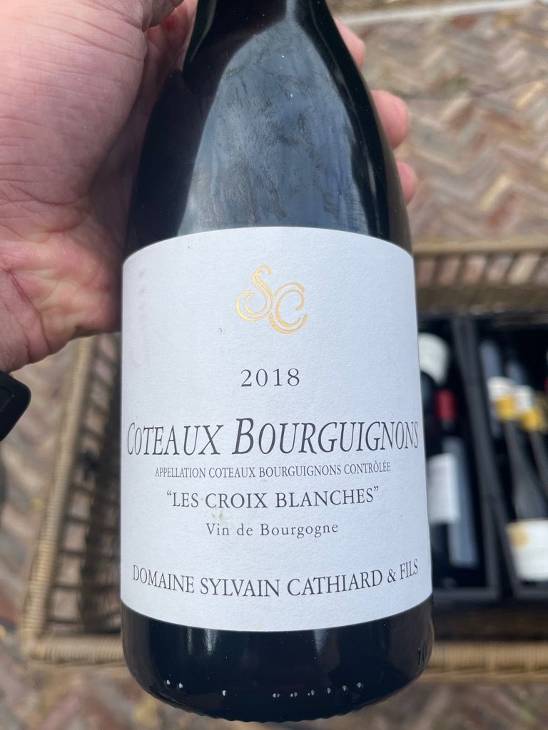 2018 Sylvain Cathiard Coteaux Bourguignons Les Croix Blanches