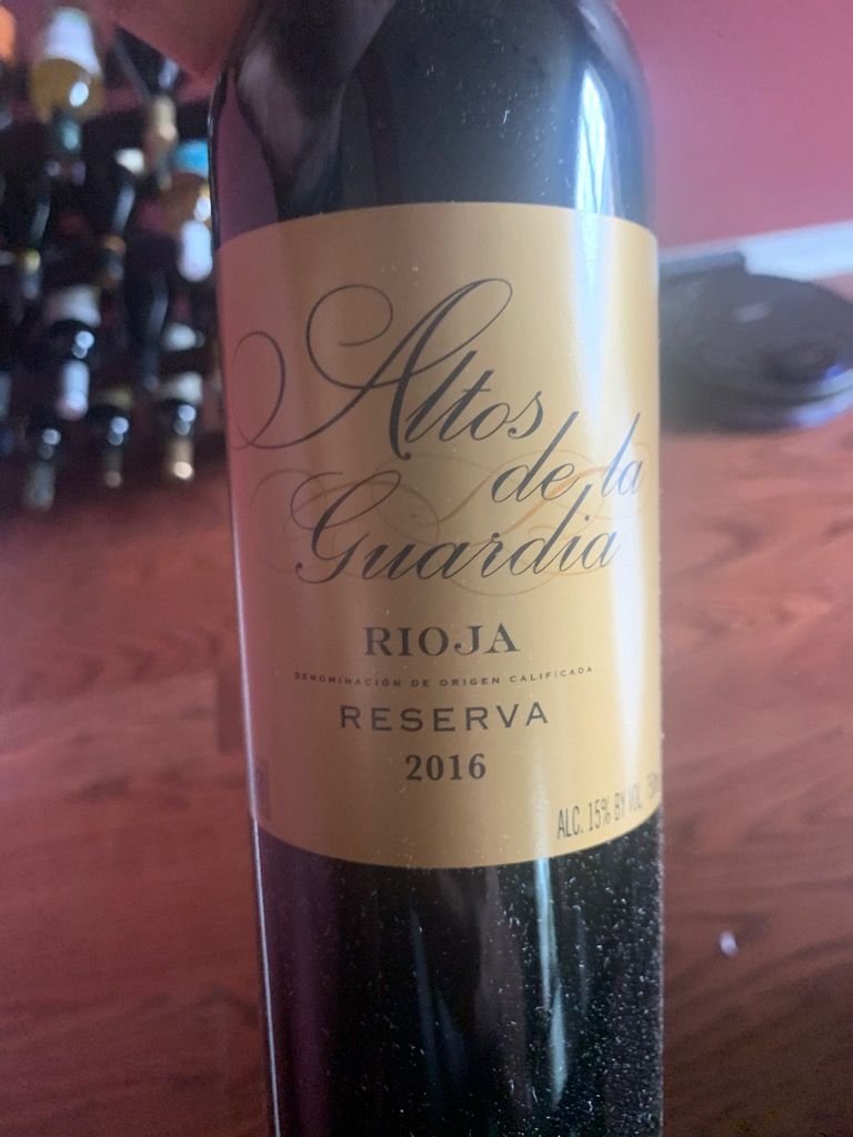 2016 Altos de la Guardia Rioja Reserva, Spain, La Rioja, Rioja