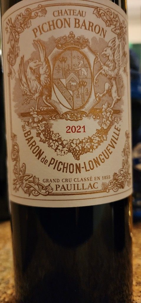 2021 Château Pichon-Longueville Baron - CellarTracker