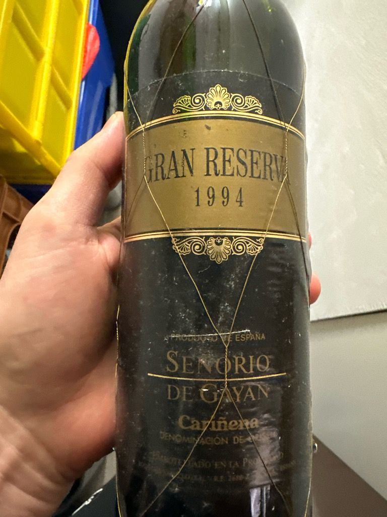 1994 Bodegas Paniza Cariñena Senorio de Gayan Gran Reserva