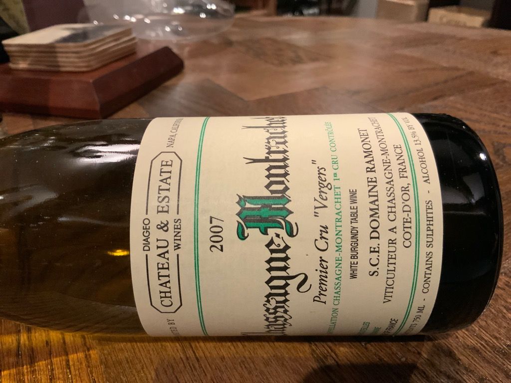 2007 Domaine Ramonet Chassagne-Montrachet 1er Cru Les Vergers