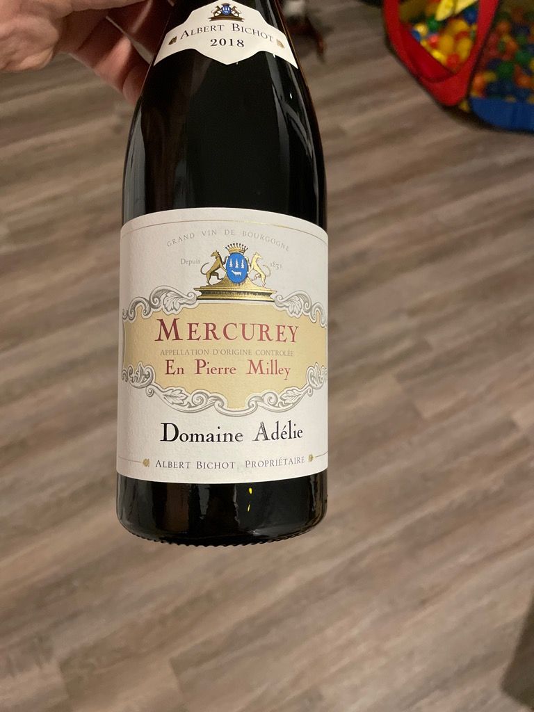 2017 Maison Albert Bichot Mercurey En Pierre Milley Domaine Adélie