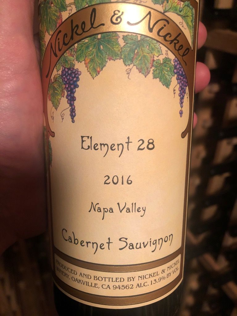 2016 Nickel & Nickel Sauvignon Element 28, USA, California