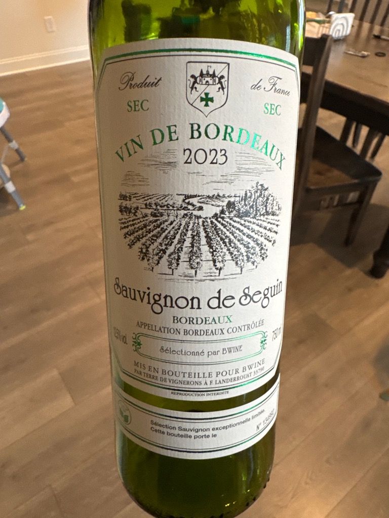 2003 Château de Seguin Sec - CellarTracker