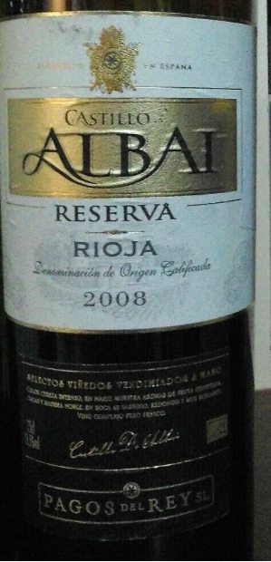 - 2014 Del CellarTracker Rey Rioja Albai Pagos de Reserva Castillo