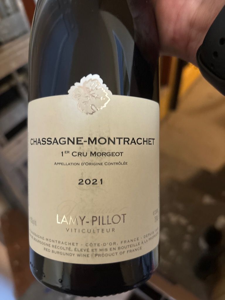 2021 Domaine Lamy-Pillot Chassagne-Montrachet 1er Cru Morgeot