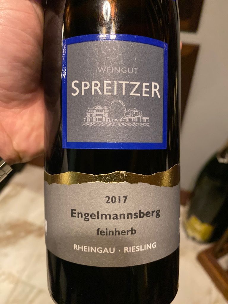 2017 Weingut Spreitzer Hattenheimer Engelmannsberg Riesling feinherb ...
